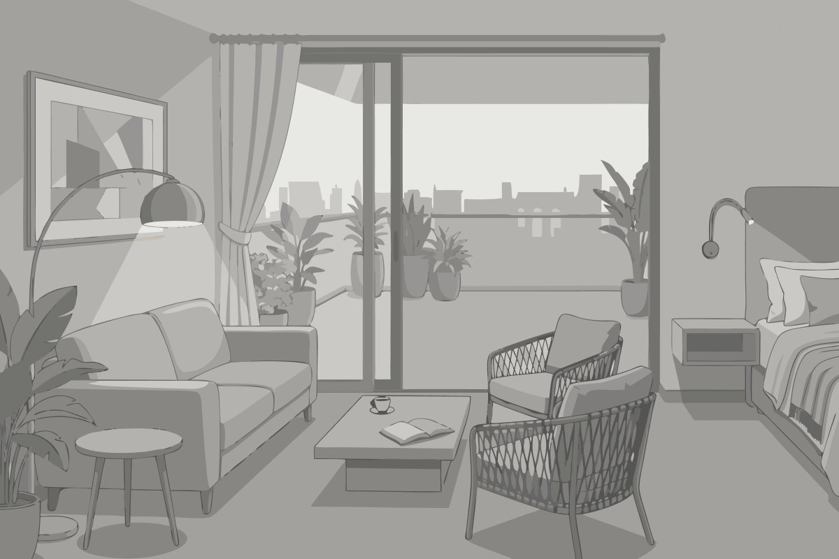 Studio with Sea View